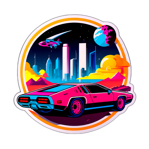 Futuristische GTA 6 Illustration