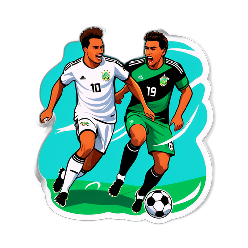 Pemain Bola Sepak dalam Aksi