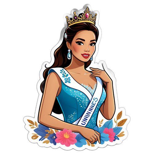 Elegant na Sticker na Nagdiriwang kay Ahtisa Manalo