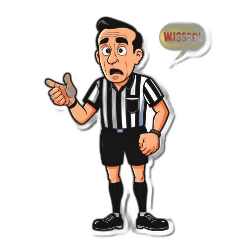 Árbitro Confundido en el Partido