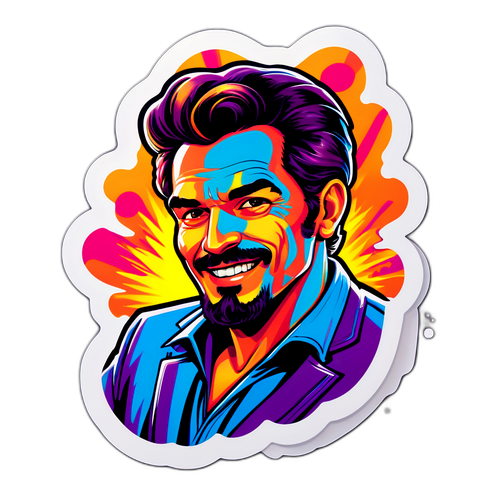 Ilustración vibrante de Matías Martín