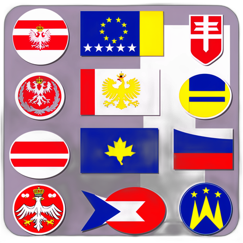 Σχεδίαση Αυτοκόλλητου με τις Σημαίες της Αυστρίας και της Βοσνίας