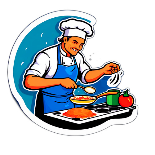 Roland Trettl beim Kochen