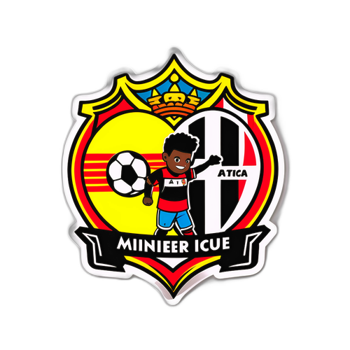 Affiche d'un match de football entre Atlético Mineiro et Sport Recife