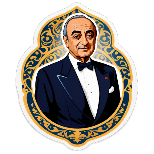 Det Storslagna Livet av Mohamed Al Fayed: En Lyxig Sticker Du Inte Vill Missa!