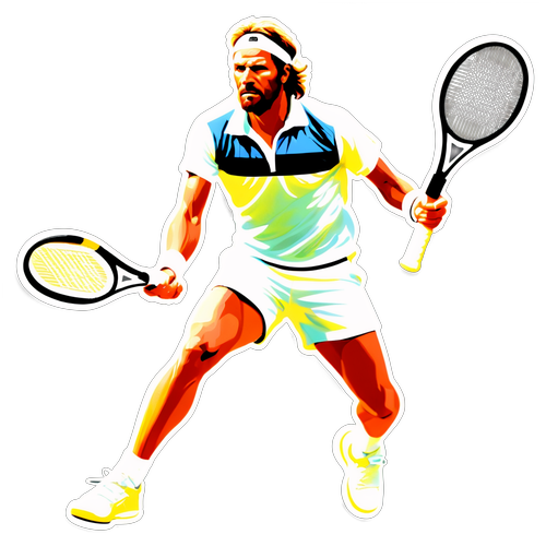 Björn Borg Teniszmeccsen