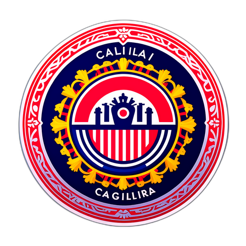 Stiker Budaya Penyokong Cagliari