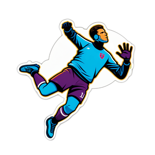 Minimalist Kaleci Sticker