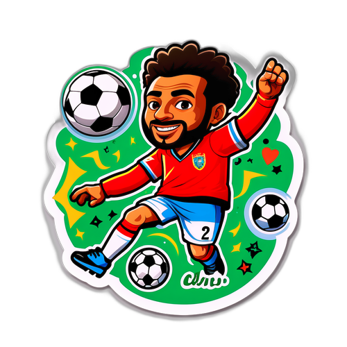 Stiker Ciro Alves dalam Aksi