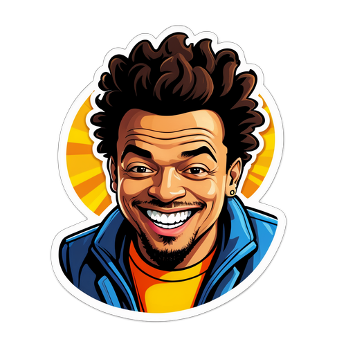 Grappige Sticker van Kev Adams