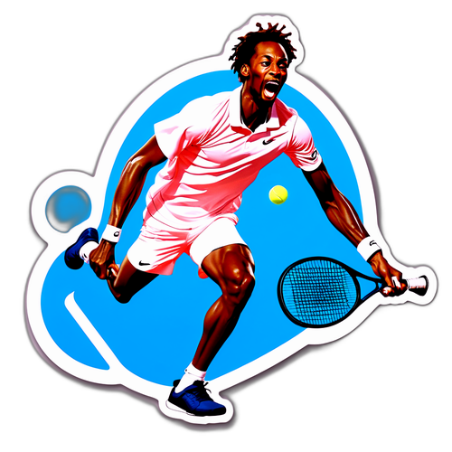 Dynamische sticker van Gaël Monfils