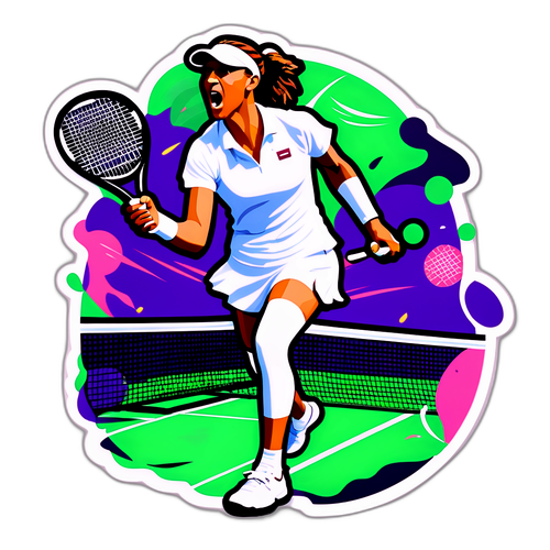 Stiker Wimbledon Ikonik