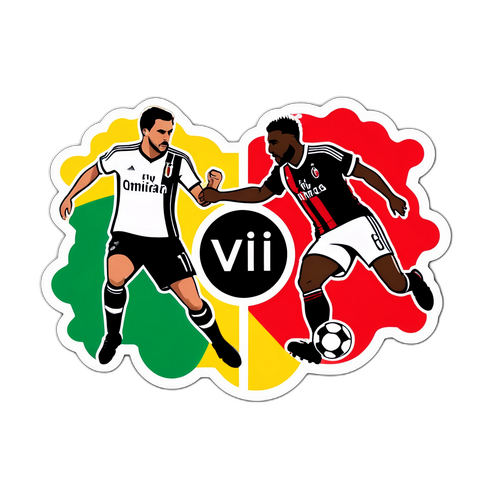 Stickers Fotbal Udinese vs AC Milan