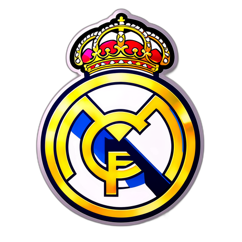 Classic Real Madrid Sticker na may Modern Twist