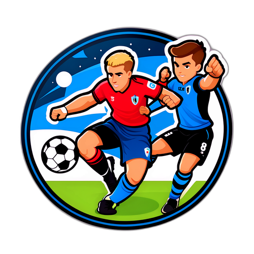 Spelers van Brugge en Charleroi Strijden om de Bal