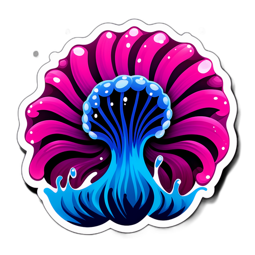 Deniz Anemonunda Dalgalar