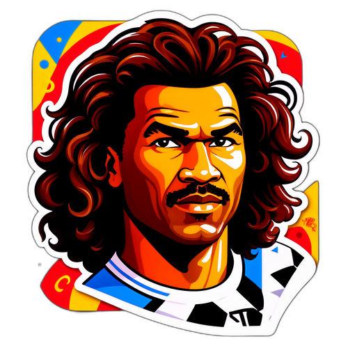 Stylisierte Illustration von Ruud Gullit