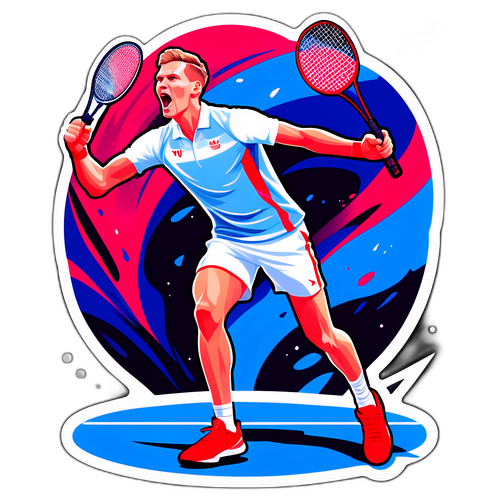 Stiker Dinamis Viktor Axelsen