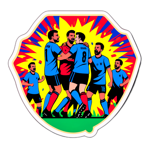 Intensiivinen kohtaaminen jalkapallo-ottelussa