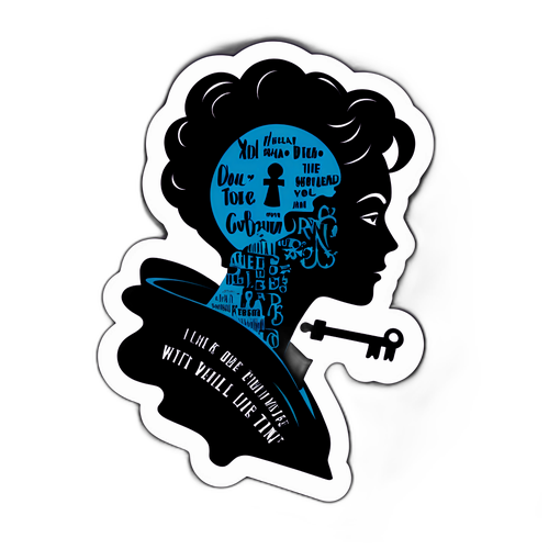 Dark Mysterious Silhouette Sticker
