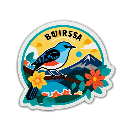 Bursa Bülbülü Stickerı