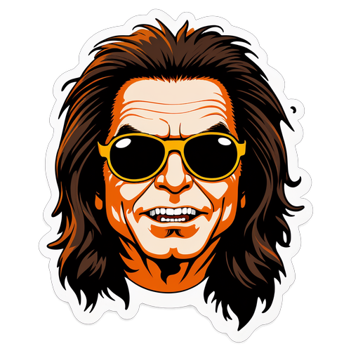 Magsimula sa Rock! Sticker ni Ozzy Osbourne na May Kahindik-hindik na Estilo!