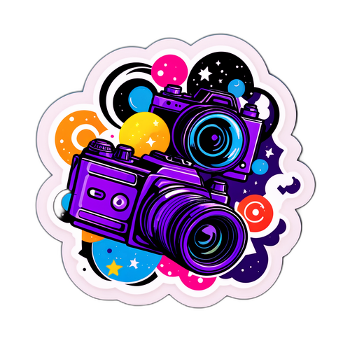 Adesivo Artístico de Gêmeos para Fotos