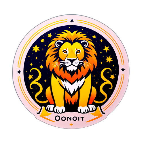 Ağustos 20 Burcu: Aslan Sticker