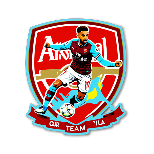 Sticker Arsenal đánh bại Aston Villa