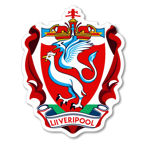 Liverpool FC's Crest Meets the Iconic Liver Building: Et Klistermærke Du Ikke Vil Misse!