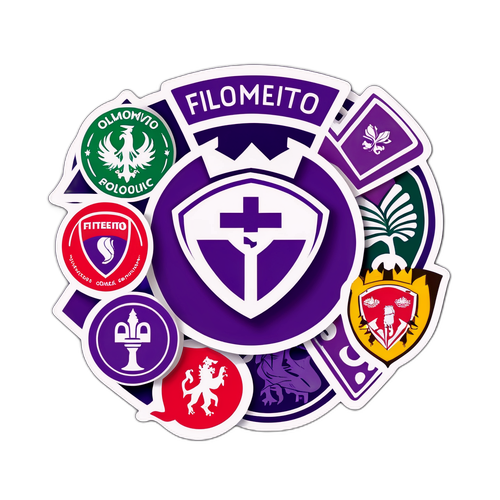 Design samolepek s tematy Fiorentiny a Olomouce