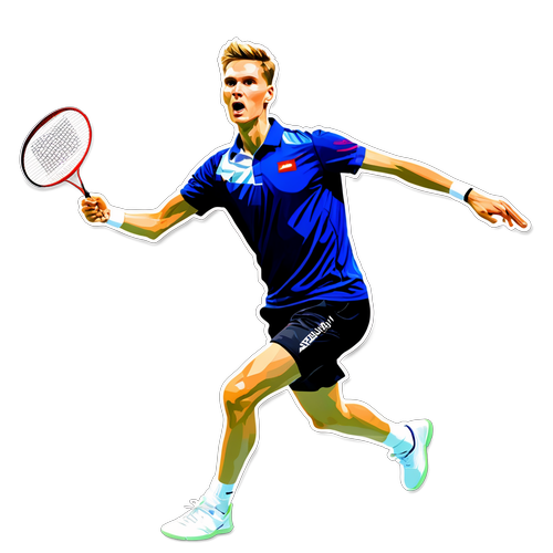 Stiker Viktor Axelsen: Juara Lapangan