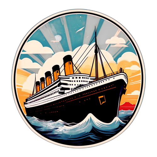 Retro Titanic poszter