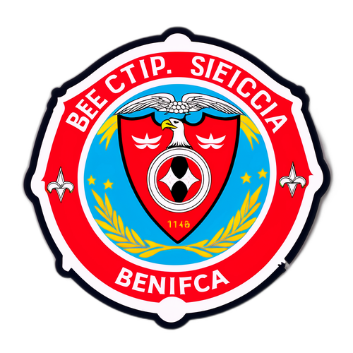 Наклейка з логотипом 'Бенфіки'