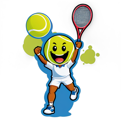 Nhân vật tennis vui vẻ