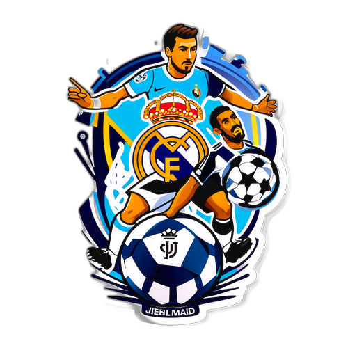 Stiker Pemain Real Madrid dan Juventus