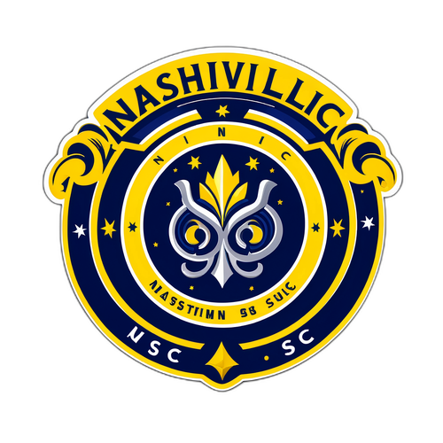 Stiker Ceria Lambang Nashville SC