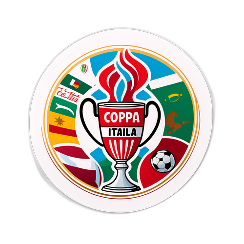 코파 이탈리아 스티커 디자인