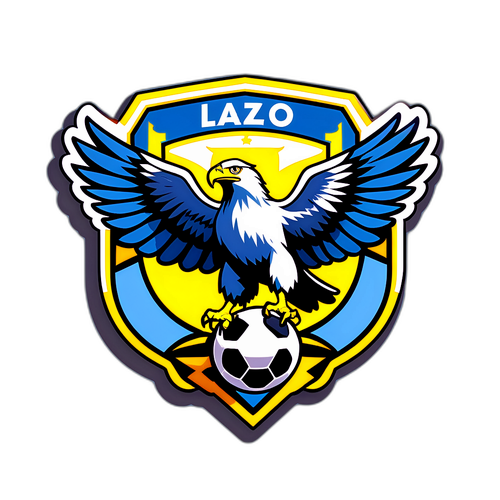 Sticker ya Simba wa Lazio katika Kichocheo cha Mpira