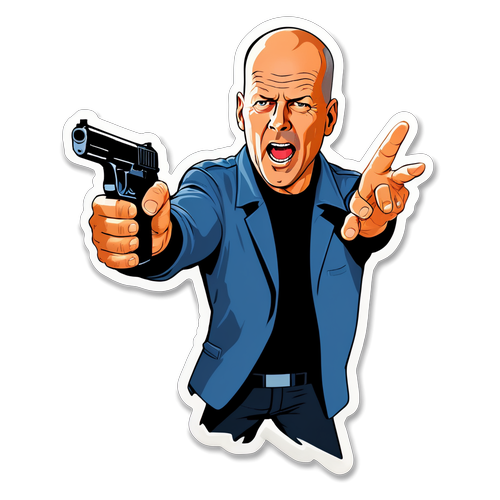 Bruce Willis i Et Vildt Actioneventyr! - Se Den Utrolige Grafikken Der Fejrer Hans Mest Vildskab!