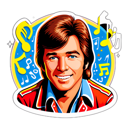 Retro klistermærke af Bobby Sherman