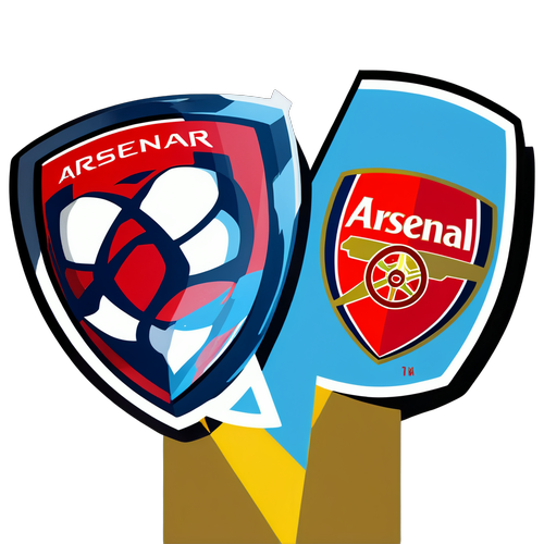 Rivalisering mellem Arsenal og Manchester City Sticker