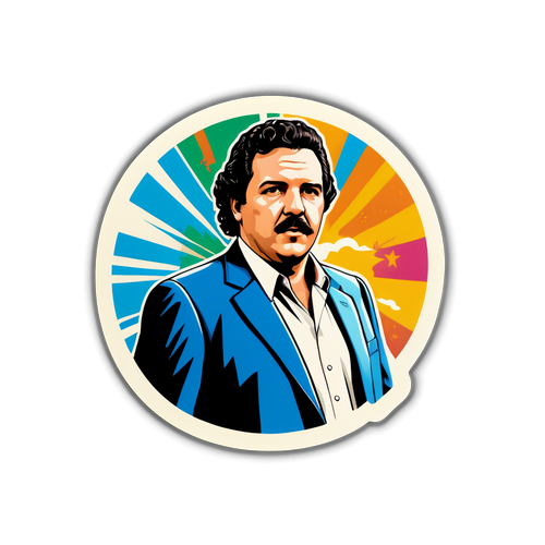 Adesivo Drammatico di Pablo Escobar