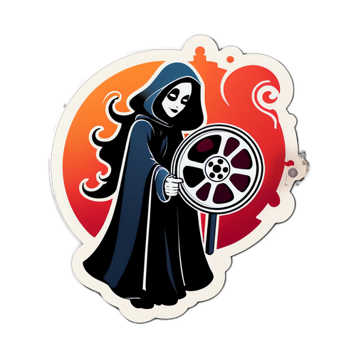 Naklejka inspirowana filmem Linda