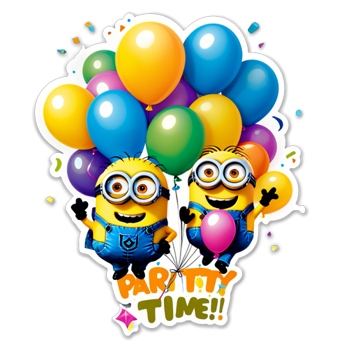 Festa in Arrivo! I Minion di Cattivissimo Me 4 Ti Faranno Ridere con Palloncini e Confetti!