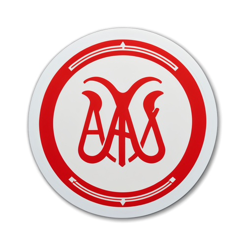 Stiker Minimalis Logo Ajax