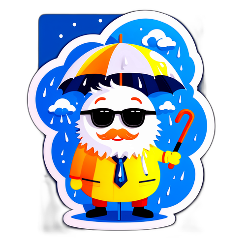 Karikaturang Tauhan ng Pagtaya ng Panahon