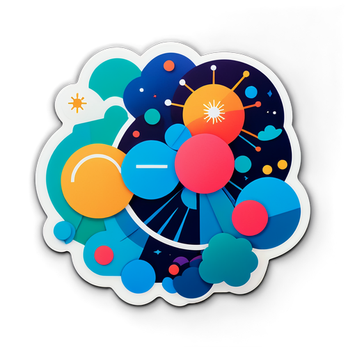 Makulay na Disenyo ng Sticker na Inspirado ng mga Statistikong COVID-19