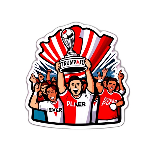 Bandeira do River Plate em Triunfo