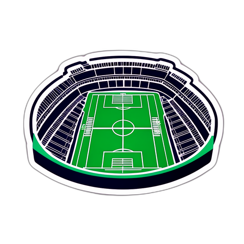 สนามฟุตบอลที่เต็มไปด้วยแฟนบอล